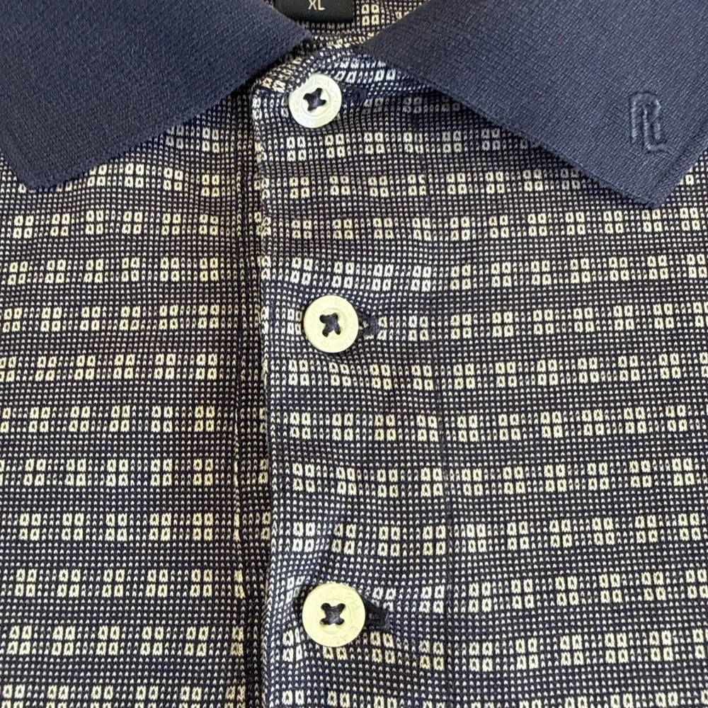 Vintage 90's Polo Golf Ralph Lauren Blue Short Sleeve Shirts Mens XL Cotton